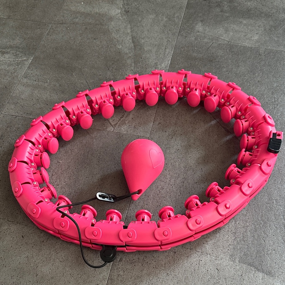 Pink Weighted Hula Hoop
